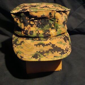 Digital Woodland Camo Marines Garrison Cadet Cap